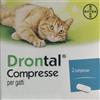 GMM FARMA SRL Drontal 2 Compresse per Gatti - Per il Trattamento Delle Infestazioni Miste Del gatto Da Nematodi e Cestodi​​​​​​​