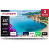 Thomson 43UA5S13W TV 109,2 cm (43") 4K Ultra HD Smart TV Wi-Fi Bianco