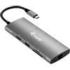 Equip 133490 replicatore di porte e docking station per laptop Cablato USB 3.2 Gen 1 (3.1 Gen 1) Type-C Grigio