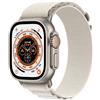 Apple Watch Ultra (GPS + Cellular) Cassa 49 mm in titanio con Alpine Loop color galassia - Medium