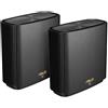 ASUS ZenWiFi AX XT9 AX7800 Set 2 pezzi Triband 2.4 GHz - 5 GHz WiFi 6 802.11ax Nero 4 Internal