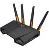 ASUS 90IG0790MO3B00 wireless router Gigabit Ethernet Dualband 2.4 GHz 5 GHz Nero Orange