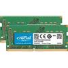Crucial Memoria RAM per Laptop Kit da 8GB (2x4GB) DDR4 2666MHz CL19 [CT2K4G4SFS8266]