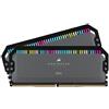 Corsair DOMINATOR PLATINUM RGB Kit di memoria per AMD DDR5 DRAM 32GB (2x16GB) 5600MT/s C36 - Nero