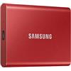 Samsung SSD Portable T7 500GB USB 3.2 Gen.2 Rosso (10Gbps) (MU-PC500R/WW)