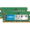 Crucial 64GB DDR4 2666 MT/s Kit 32GBx2 SODIMM 260pin for Mac (CT2K32G4S266M)