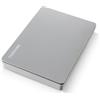 Toshiba Canvio Flex 2TB | Hard disk esterno, USB 3.2 Gen 1 (fino a 5Gb/s), per smartphone, tablet, Mac e PC Windows - Argento