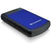 Transcend StoreJet 25H3 2TB | Hard disk esterno, USB 3.1 Gen 1 (USB 5Gbps), anti-scivolo e anti-shock - Blu
