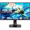 ASUS VG278QR - 27'' FHD (1920 x 1080) Esports Gaming Monitor per PC, 0.5 ms, 165 Hz, DP, HDMI, DVI, FreeSync, Compatibile G-Sync, Filtro Luce Blu, Fli