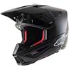 Alpinestars Casco Moto Cross Enduro Alpinestars S-M5 SOLID 22.06 Nero Op