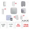 Ajax SUPER-KIT-AJAX_W - AJAX Kit di Allarme Completo Bianco Serie Jeweller Baseline con NVR