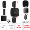 Ajax SUPER-KIT-AJAX_B - AJAX Kit di Allarme Completo Nero Serie Jeweller Baseline con NVR