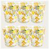 ARCA Bicchieri d'Acqua in Vetro Cristallino | Set da 6 Bicchieri d'Acqua in Vetro Colorati | | Lavabili in Lavastoviglie e Resistenti agli Urti | 27cl