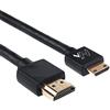 Maclean MCTV-710 - Cavo HDMI ad alta velocità Ultra Slim, per audio e video, placcato in oro, 4K, 3D, full HD, miniHDMI, 0,5 m
