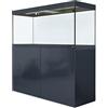 Amtra Alux 220 Led Grey Combi - Acquario professionale in vetro da 220L con coperchio e mobile in legno, per pesci di acqua dolce e salata, kit professionale, colore bianco
