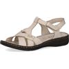 CAPRICE Sandali da donna con tacco in pelle Comodi, Nero (Black Nappa), 37 EU