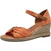 Tamaris Donna 1-28357-42, Sandali con Zeppa, Colore: Arancione, 41 EU