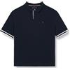 Tommy Hilfiger Maglietta Polo Maniche Corte Uomo Plus Slim Fit, Blu (Desert Sky), XXL