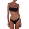 Inception Pro Infinite Costume da Mare - Bikini - Bagno - Donna - Ragazza - Due Pezzi - Slip - Reggiseno a Fascia - Bretelle Regolabili - Colore Nero - Taglia S - Modello 2