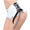 Lovelegis Shorts Donna Jeans - Pantaloncini - Strappati - Sfilacciati - Sexy - Lacci - Vita Alta - Corti - Ragazza - Mare - Spiaggia - Colore Bianco - Taglia L