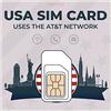 travSIM Prepaid USA SIM Card | 50GB di Dati mobili a velocità 5G. Questa Carta SIM Utilizza la Rete AT&T e Funziona negli Stati Uniti. Valida per 30 Giorni