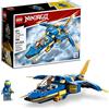 LEGO NINJAGO Jay Lightning Jet EVO 71784, aereo giocattolo aggiornabile, set da costruzione di aeroplani ninja, idea regalo di compleanno da collezione per nipoti, bambini, ragazzi e ragazze dai 7