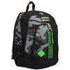 Seven S.p.a. Zaino Scuola SEVEN ADVANCED - HALF BLACK, Verde + Diaro 12 Mesi Standard, Blu