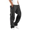 Kobilee Pantaloni Cargo Uomo Baggy Lunghi Elasticizzati Pantaloni Casual Pantaloni Tuta con Tasche Leggeri Larghi Pantaloni Cargo Militari Cotone Cargo Pants Invernali Taglie Forti Pantaloni da Lavoro