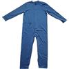 INTIMOSTORE Tutoni Sanitari, Pigiama Intero Uomo per degenti, Cotone 100%, Prodotto in Italia (Media 48 IT, Azzurro)
