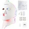 foreverLily Maschera per terapia della luce a LED Maschera per terapia a luce rossa Maschera per viso a LED 7 colori per viso e collo Dispositivo di bellezza per ringiovanimento Tonificazione della pelle Macchie