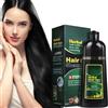 JRTTOSSE Shampoo colorante naturale per capelli alle erbe in 10 minuti, shampoo colorante per capelli neri, tintura per capelli multicolore per uomini e donne (Natural Black)