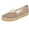 JOMIX Scarpe Uomo Espadrillas Elegante Scarpe Estive Classiche Casual di Tela Senza Lacci Ciabatte da Mare Spiaggia Sandali Comodi Leggeri ESU2032 Khaki 41