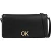 Calvin Klein RE-Lock Double GUSETTE K60K611336, Borse a Tracolla Donna, Nero (CK Black), OS