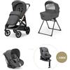 Inglesina System Quattro Inglesina Aptica con Darwin Recline + Base Isofix 360° + Darwin Next Stage Velvet Grey Stone Grey