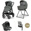 Inglesina System Quattro Inglesina Aptica XT con Darwin Recline + Base Isofix 360° + Darwin Next Stage Taiga Green Moon Grey