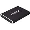 Lexar SSD SL100 500GB Professionale, SATA III (6Gb/s), Portatile, esterno, velocità di lettura 950 MB/sec, nero