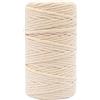 Vaessen Creative Filato macramè naturale, 4 mm x 100 m, 100% cotone, disponibile in diversi colori, fai da te, decorazione come fioriere, arazzo da parete, lanterna antivento, acchiappasogni