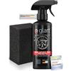 Glart 45RK Lucidante pneumatici 500 ml con spugna, satinato, UV | ravviva colore, fianchi pneumatici, plastica e guarnizioni porta, cura gomma, auto detailing