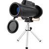 GagalU Monoculare compatto 10x42 HD Prisma BAK4 FMC Obiettivo Monoculare impermeabile antiurto con adattatore per smartphone e treppiede per birdwatching per adulti, telescopio