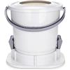 Generic Stendibiancheria per vestiti, manuale, a mano, salvaspazio, per campeggio e appartamenti, colore: bianco