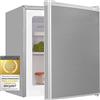 Exquisit Mini congelatore GB05-040E inox effetto inox | Mini congelatore | volume 33 L | effetto Inoxlook