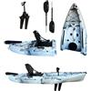 Big Mama Kayak KAYAK A PEDALI DIVISIBILE IN 2 CON PINNE BIG MAMA START S300 colore bianco nero