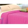 BIANCHERIAWEB Copriletto Tinta Unita in Morbidissima Ciniglia A Onde 100% Cotone Matrimoniale Fucsia 7