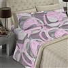 BANZAII TEXTILE INNOVATOR ONLINE Banzaii - Completo Lenzuola Matrimoniale In Microfibra Made In Italy Con Angolo h 30 cm Sara Lilla