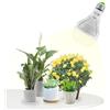 SANSI A19 15W LED Coltiva La Luce E27 Aggiornato Spettro Completo Pianta Coltiva La Luce per Giardinaggio Piantina Giardino, Fiori, Serra