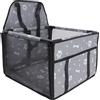 SUMEX S SUMEX Protezione per seggiolino auto per animali domestici, sedile per auto, sicurezza per cani, gatti, struttura rigida lavabile, tessuto Oxford, colore bianco