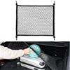 VEHIRIE Rete Portaoggetti per Bagagliaio Auto 80 x 60 cm Estensibile fino a 180x120 cm Alta Elasticità, Compatibile con Fiat, Renault, Peugeot, Audi e altre marche Monostrato