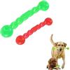 XongSyue Giochi per Cani, 2pcs Giochi Osso per Cani da Masticare, Bastoncino per La Pulizia dei Denti in Gomma Resistente ai Morsi