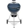 WEBER Barbecue a Carbonella BBQ 57 cm Acciaio con Ruote Blu 14713053 E-5750