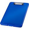 helit H2532030 - Blocco con clip DIN A4 the clip blu traslucido | Portadocumenti e lavagnetta per documenti, moduli e appunti